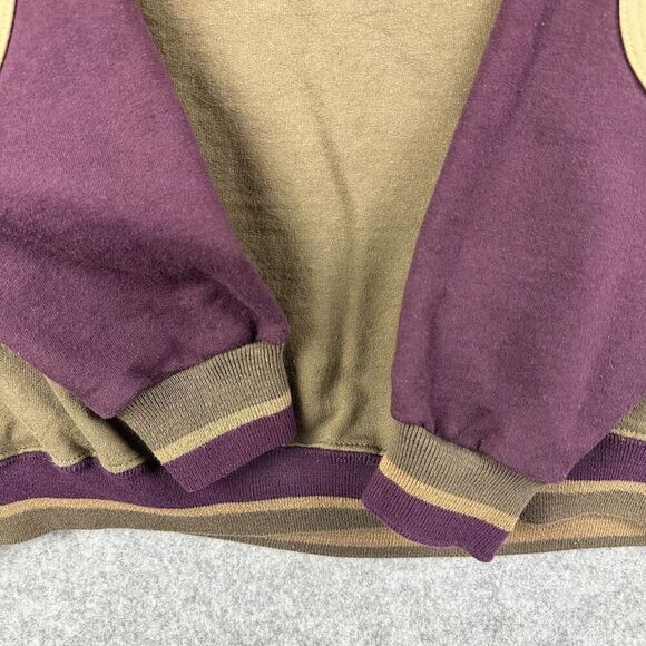 VTG Winona Golf Sweatshirt Mens XL Varsity Elbow Patch Sports Preppy USA Made* - Picture 10 of 13